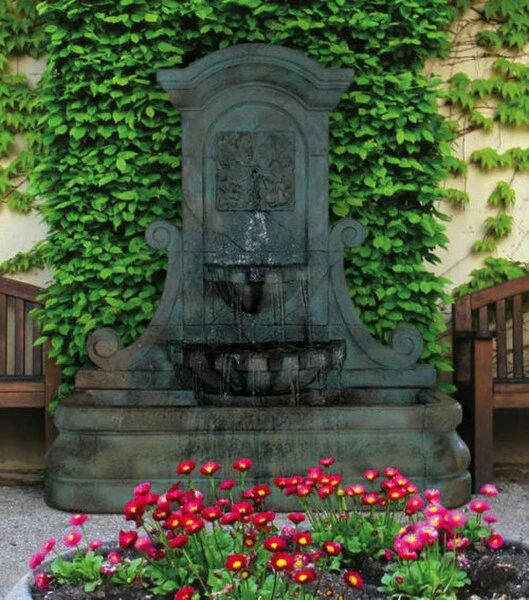 LaMura Four Seasons Flat Wall Fountain