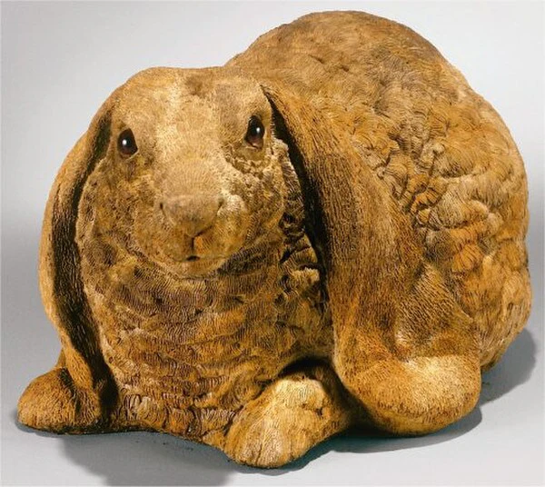 Large Lop-Eared Rabbit Bunny Statue - Image 2