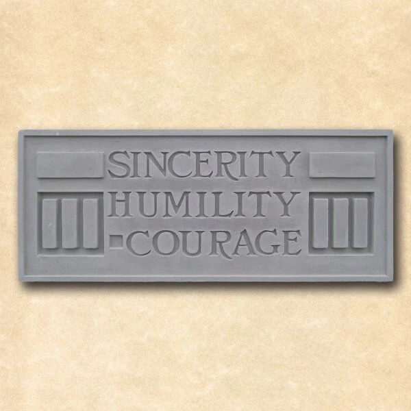 Larkin Sincerity Humility Courage Plaque - Image 2