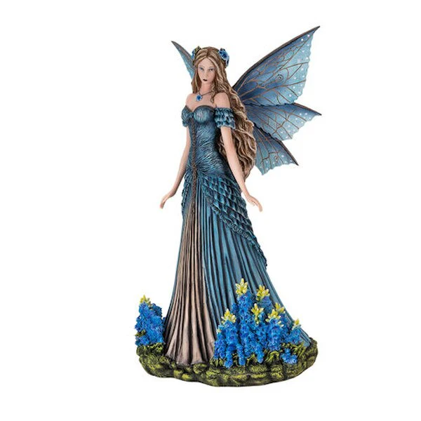 Lavender Fairy Statue Figurine - Image 5