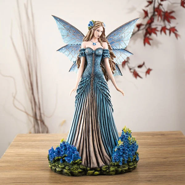 Lavender Fairy Statue Figurine - Image 6