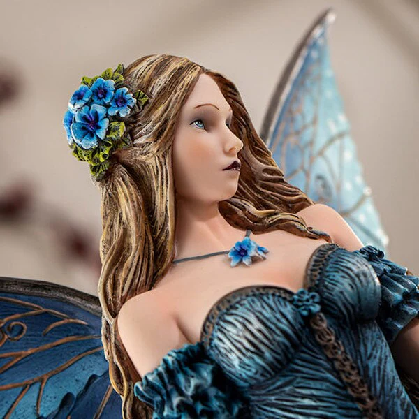 Lavender Fairy Statue Figurine - Image 8