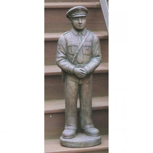 Law Enforcement Officer Garden Statue