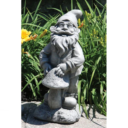 Lazy Daze Gnome Mushroom Figurine 15.5"H - Image 2
