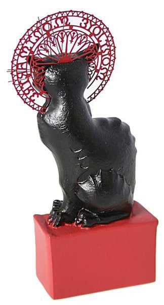Le Chat Noir Black Cat Statue By Steinlen - Image 3
