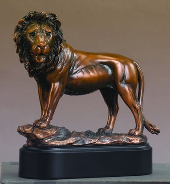 Lion Strength and Courage Statue 8.5" High - Image 2