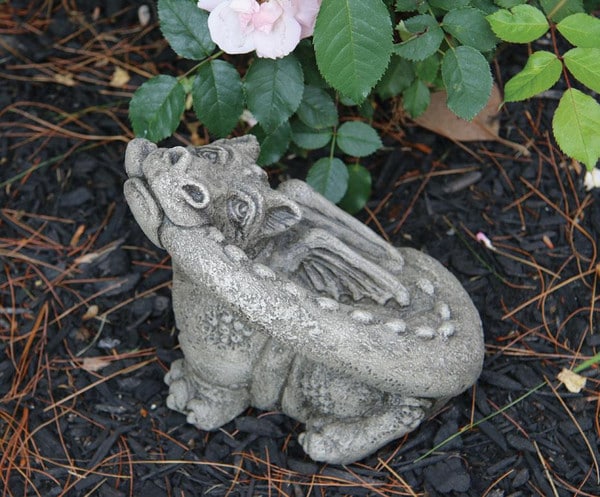 Little Dragon Treats Garden Statue - Image 2