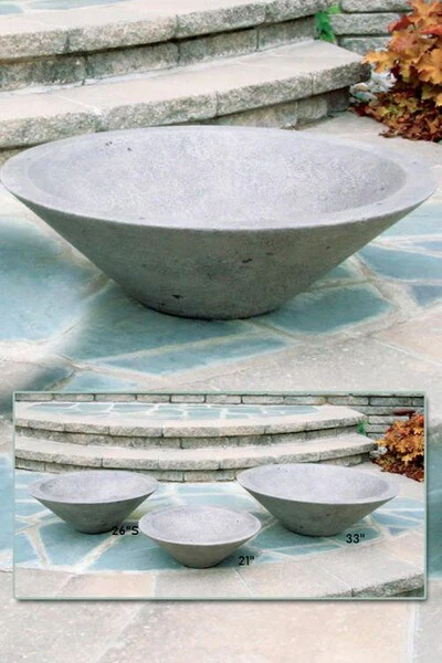 Low Funneled Planter 33" - Image 3