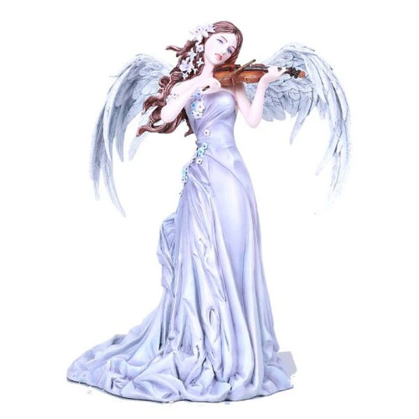 Lullaby Angel Figure Playing Violin Statue - Image 3