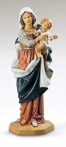 Madonna and Infant Child Statue 40" High - Image 2