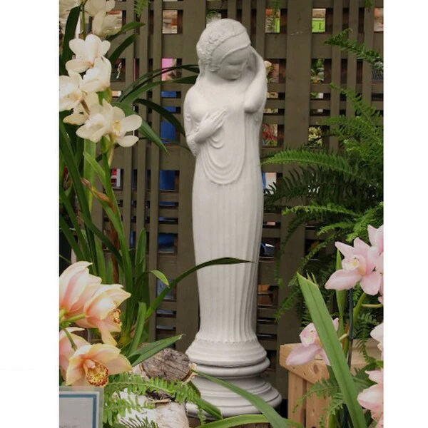 Magdalena With Base By Alfonzo Ianelli Sculpture Art Deco