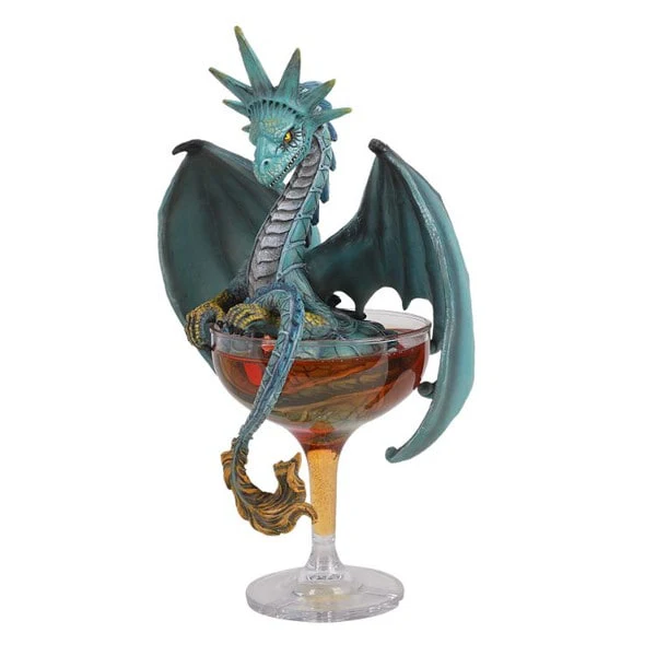 Manhattan Cocktail Dragon Sculpture