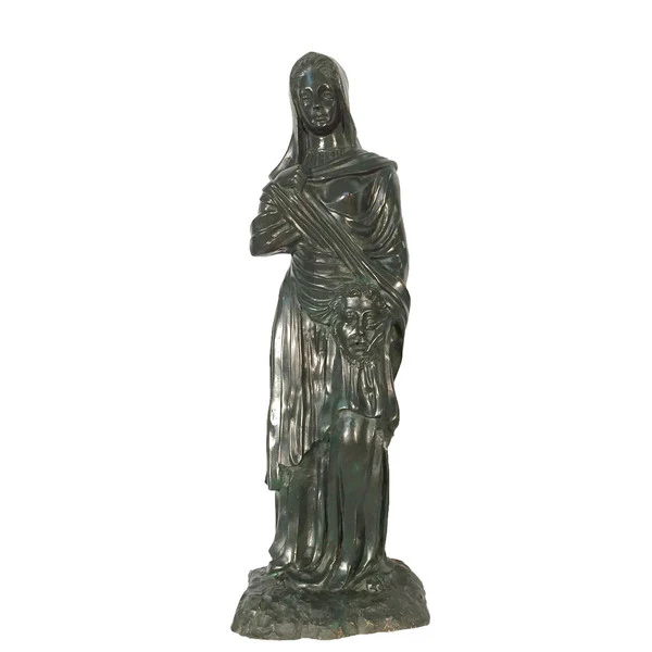 Melpomene tabletop Bronze Statue