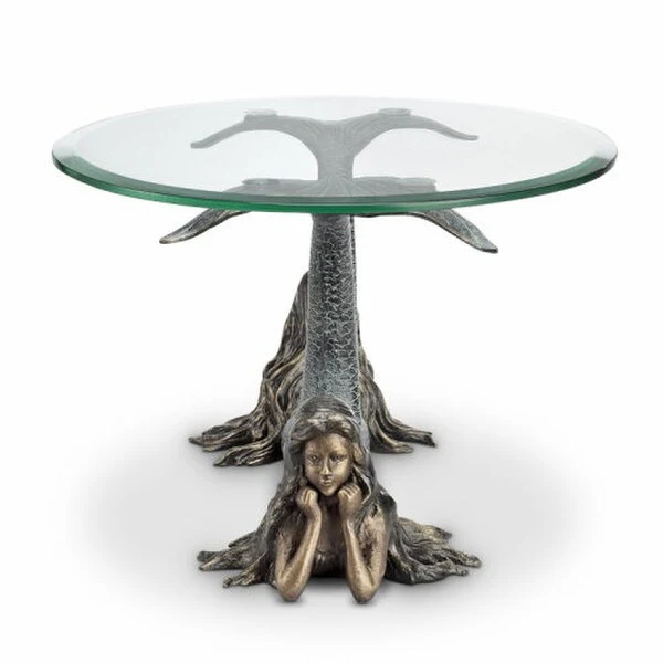 Mermaids Table Server Candleholder Statue - Image 4