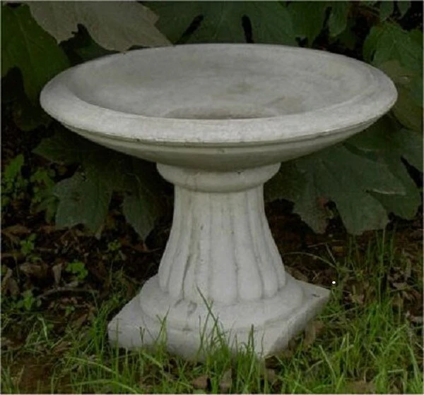 Miniature Fluted Birdbath