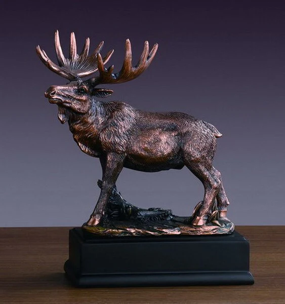 Moose Sculpture 8" High Statue - Image 2