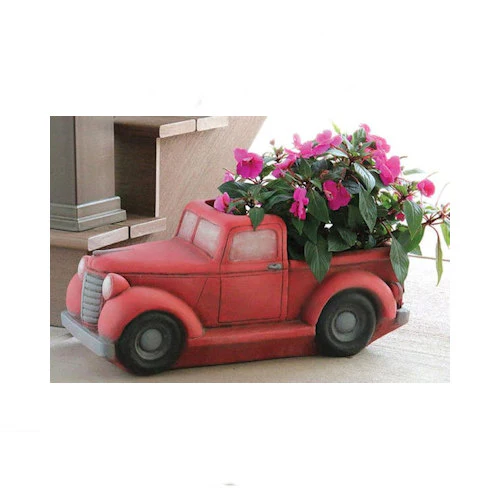 My Favorite Pick Up Truck Planter Red - Image 2