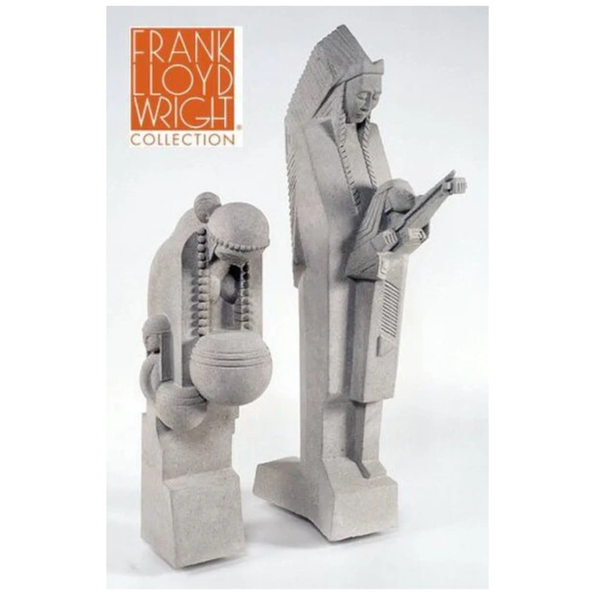 Nakomis & Nakoma Statues Set by Frank Lloyd Wright