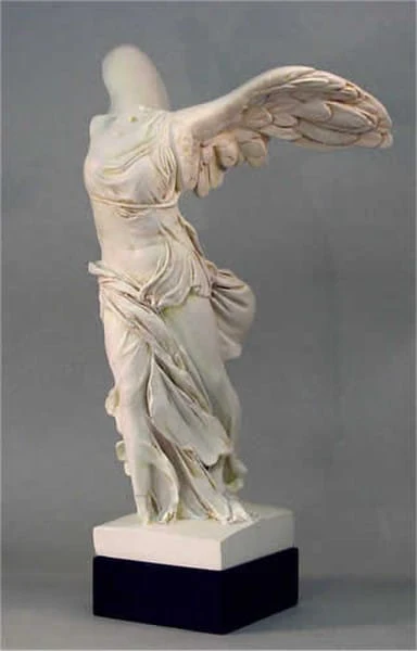 Nike of Samothrace Statue – Winged Victory Sculpture 16" High