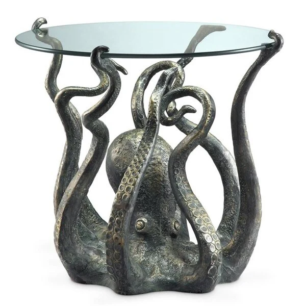 Octopus End Table Sculpture