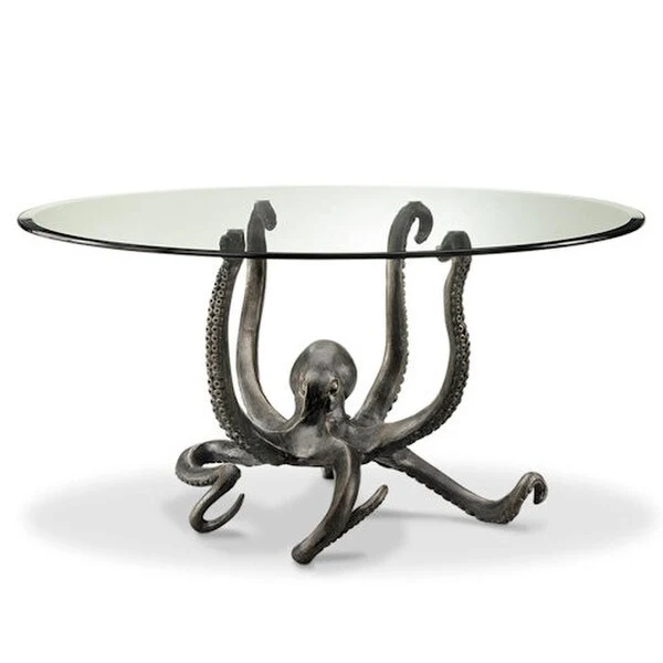 Octopus Sculptural Coffee Table with Glass Top - Image 2