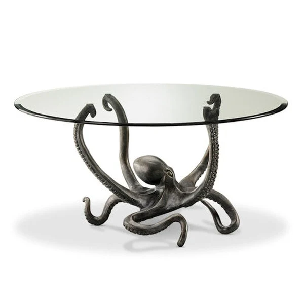 Octopus Sculptural Coffee Table with Glass Top - Image 3