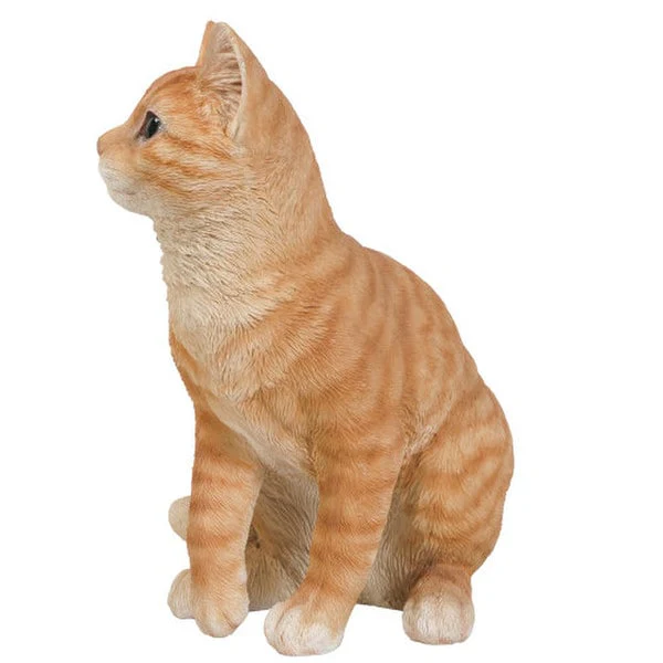 Orange Tabby Cat Sculpture - Image 2