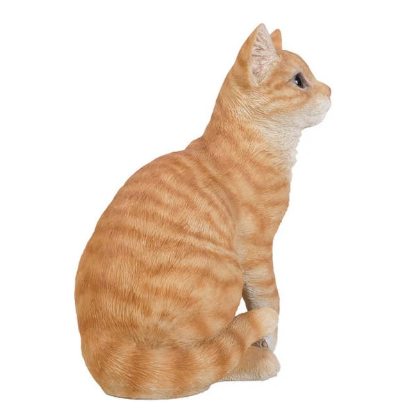 Orange Tabby Cat Sculpture - Image 3