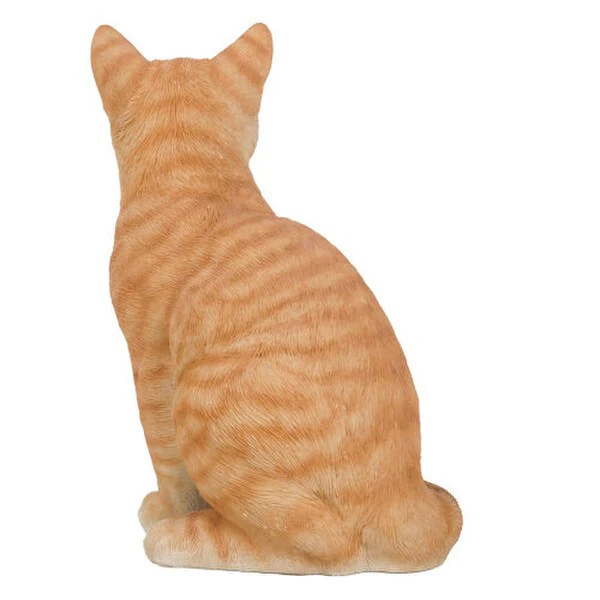 Orange Tabby Cat Sculpture - Image 4