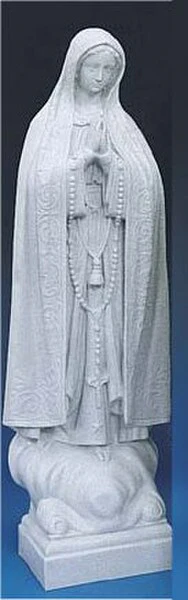 Our Lady Of Fatima 24" Sculpture Granite - Image 2