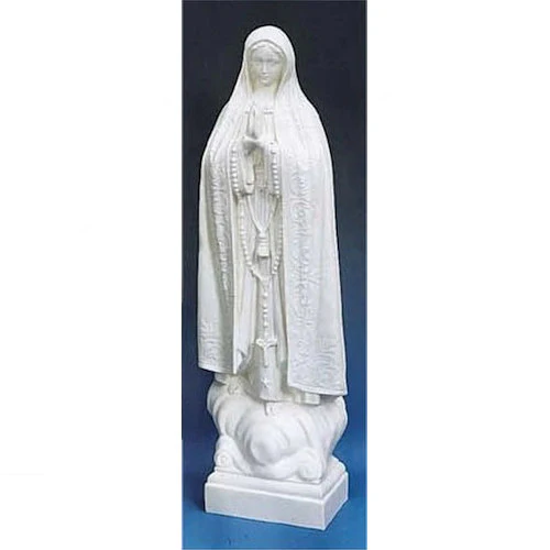 Our Lady Of Fatima 24" Sculpture White