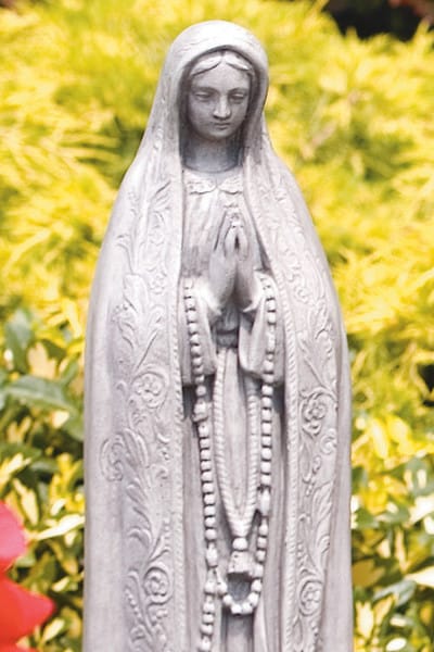 Our Lady Of Fatima Sculpture 18" High - Image 3