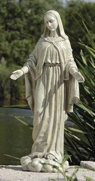 Our Lady Of Grace Garden Statue 24" High - Image 2