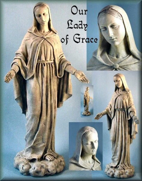 Our Lady Of Grace Garden Statue 24" High - Image 3