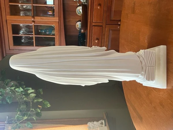 Our Lady Of Lourdes Marble Sculpture - Image 3