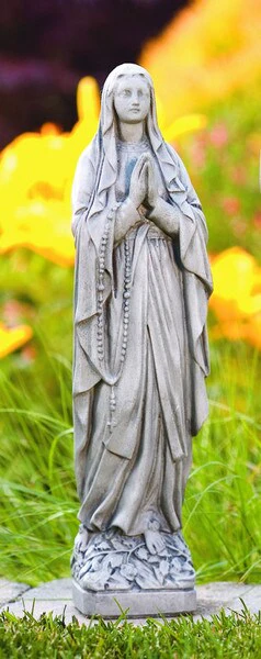 Our Lady Of Lourdes Statue 17.5" High - Image 2
