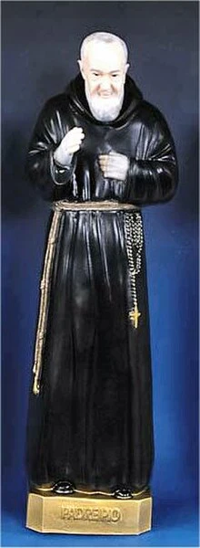Padre Pio Colored 24" High