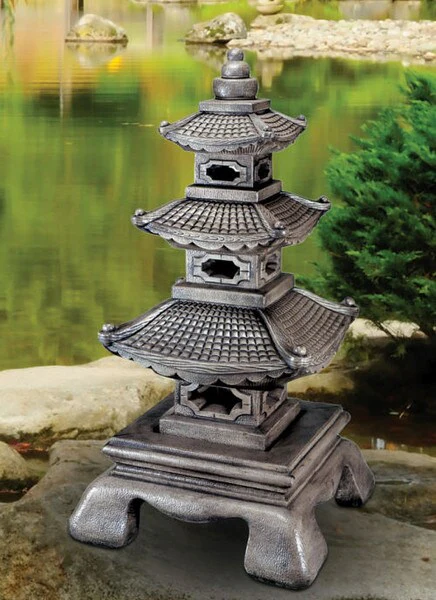 Pagoda 5 Pc Large 59" High Cast Stone