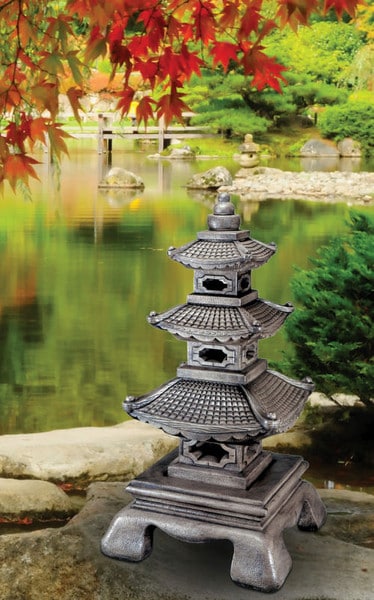 Pagoda 5 Pc Large 59" High Cast Stone - Image 2