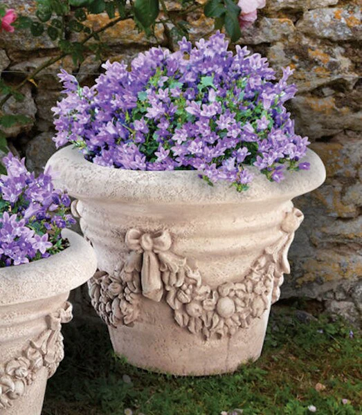 Palm Pot Classico Giant Cast Stone 26"
