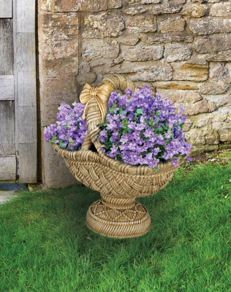 Pedestal Basket Planter Large - Image 2