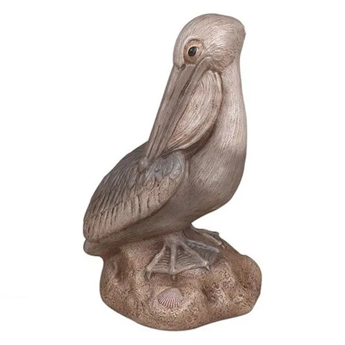 Pelican On A Rock Sculpture 18.5" High - Image 2