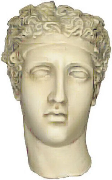 Perseus Wall Mask Plaster Sculpture