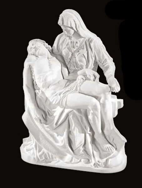 Pieta By Michelangelo 28" High Sculpture