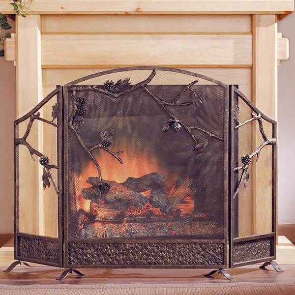 Pinecone Fireplace Screen - Image 2