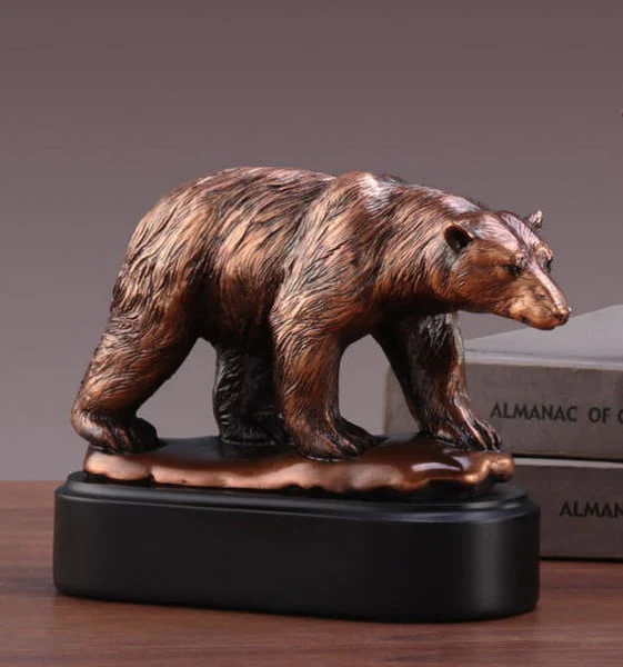 Polar Bear Sculpture Bronze Figurine