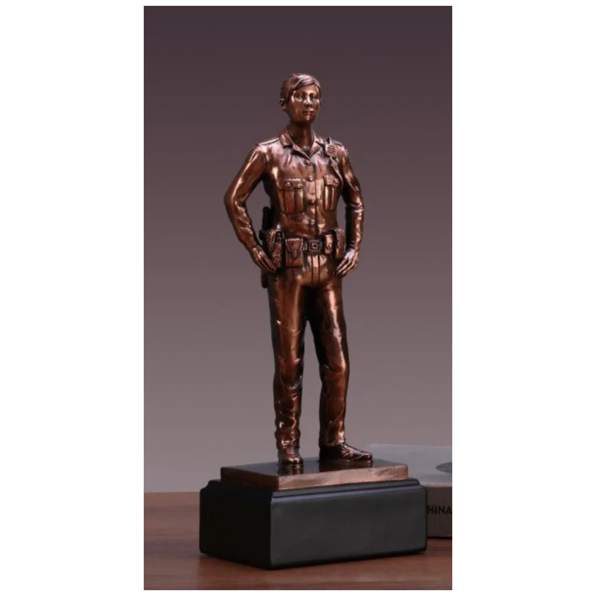 Police Officer Woman Sculpture