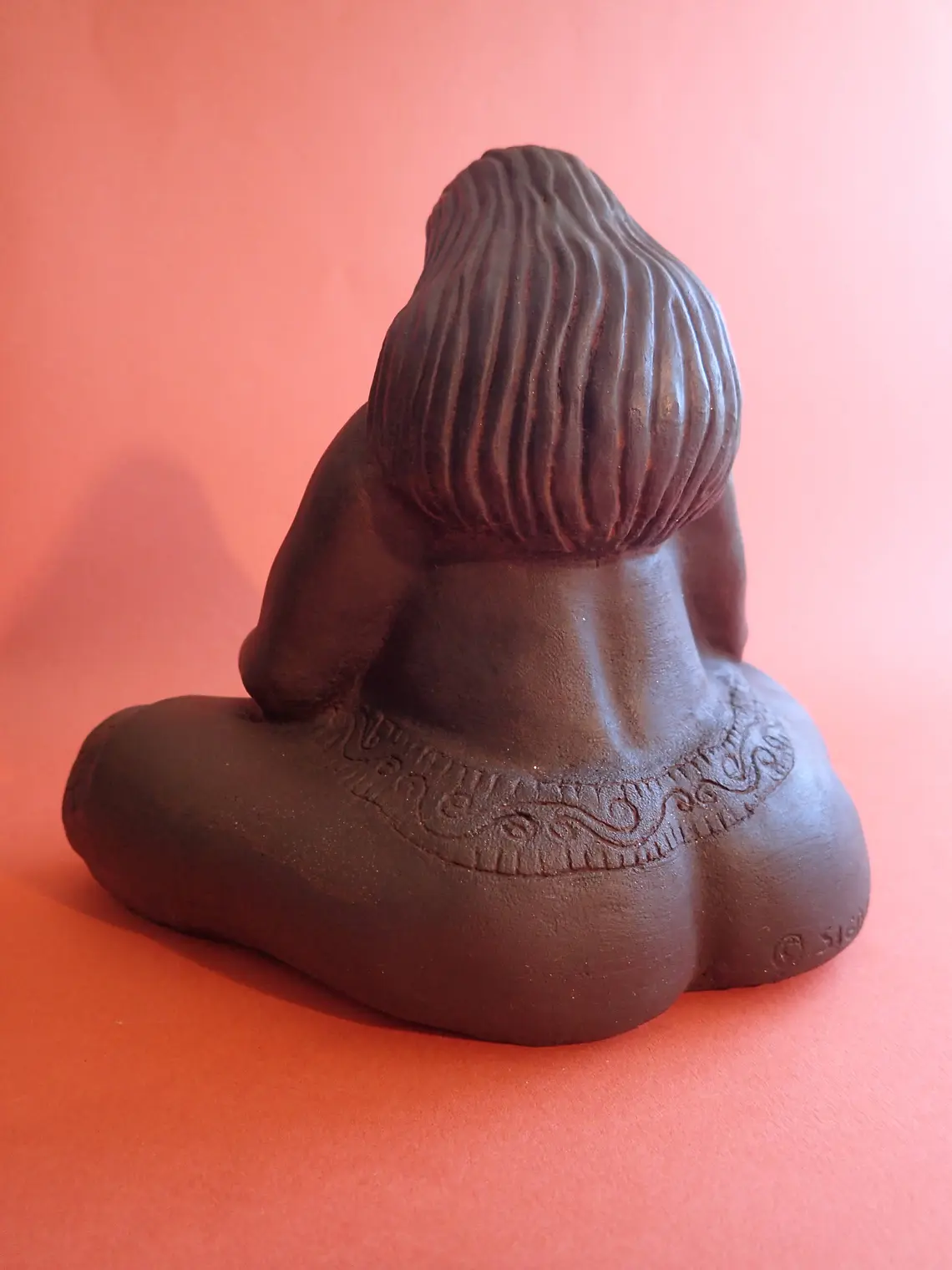 Pregnant Woman Small By Sigrid Herr Sculpture - Image 5