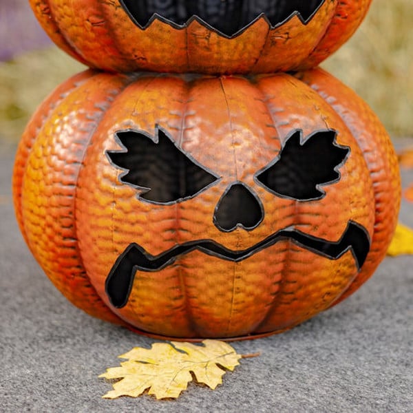 Pumpkins Jack-O-Lantern Totem Decoration - Image 5