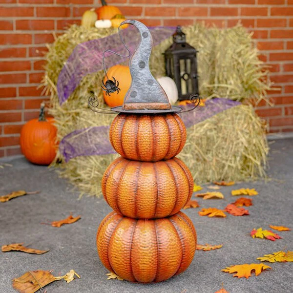 Pumpkins Jack-O-Lantern Totem Decoration - Image 6